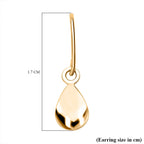 Hatton Garden Deal - 9K Yellow Gold Drop Hook Earrings