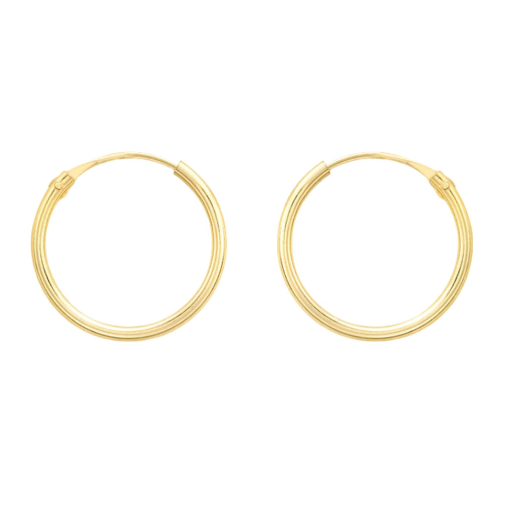 9K Yellow Gold  Earring,  Gold Wt. 0.22 Gms
