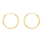 9K Yellow Gold  Earring,  Gold Wt. 0.22 Gms