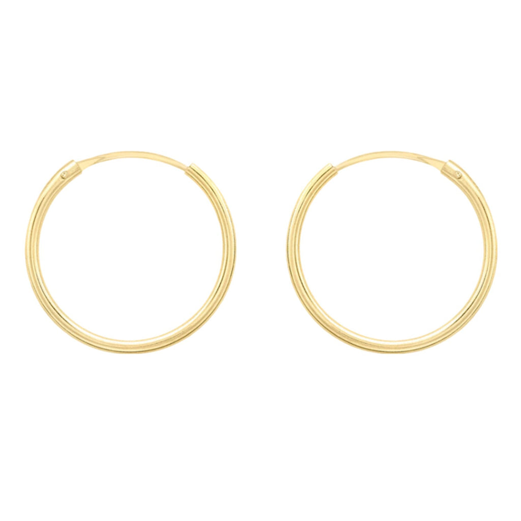 9K Yellow Gold  Earring,  Gold Wt. 0.24 Gms