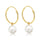 Pearl Hoop Earrings