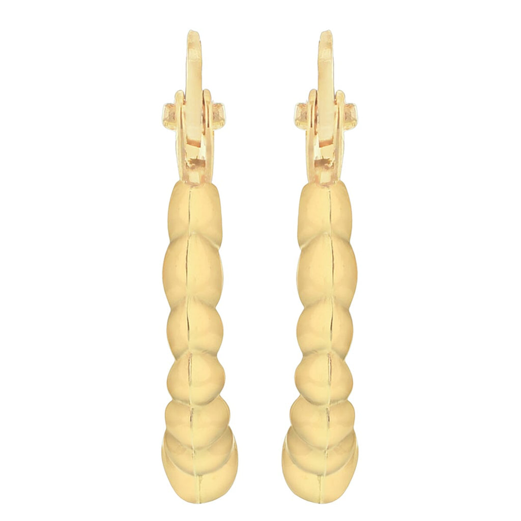 9K Yellow Gold  Earring,  Gold Wt. 0.37 Gms