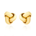 9K Yellow Gold Knot Earring