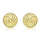 9K Yellow Gold  Earring,  Gold Wt. 0.61 Gms