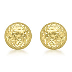 9K Yellow Gold  Earring,  Gold Wt. 0.65 Gms