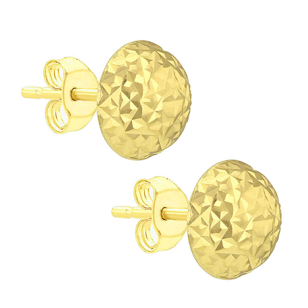 9K Yellow Gold  Earring,  Gold Wt. 0.65 Gms