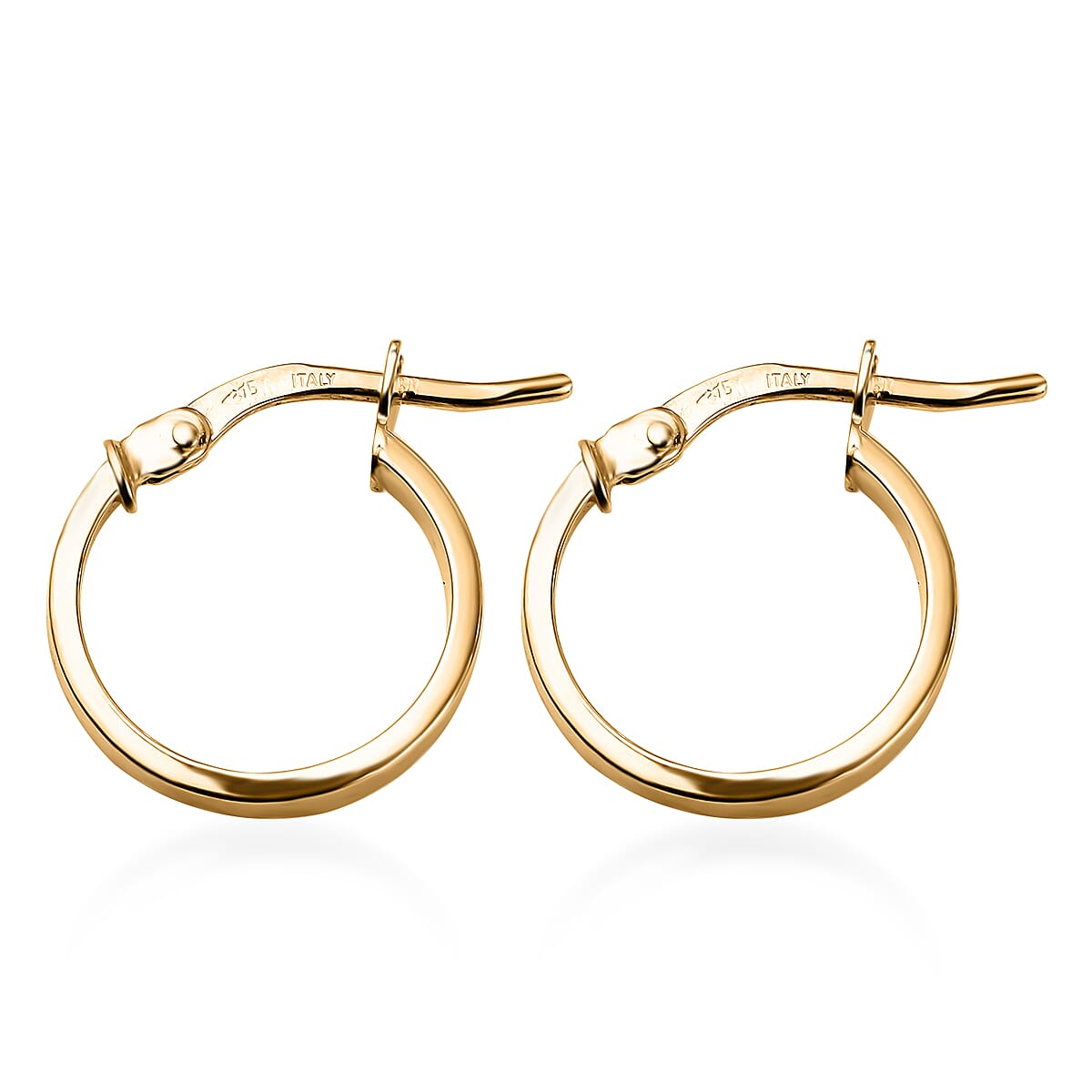 Maestro Collection - 9K Yellow Gold Hoop Earrings 7931468 2