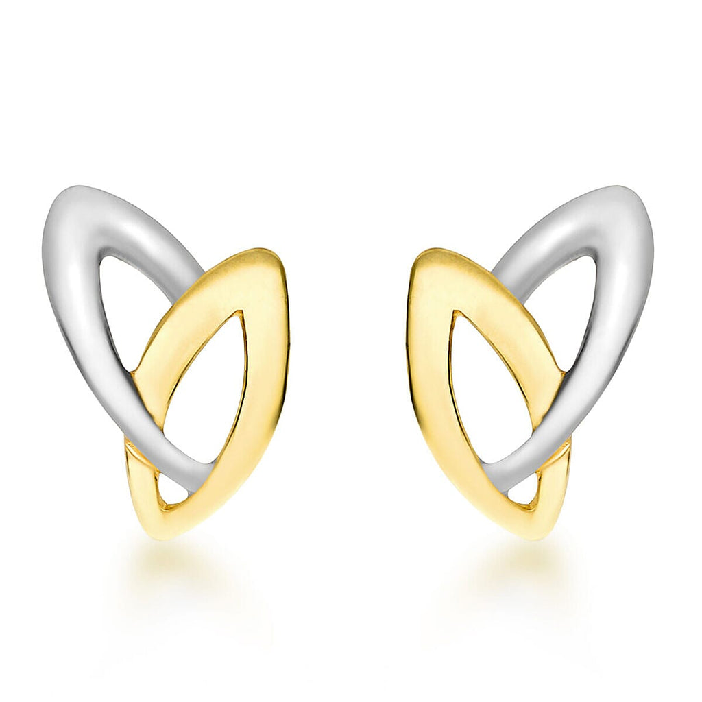 9K Yellow Gold  Earring,  Gold Wt. 0.9 Gms