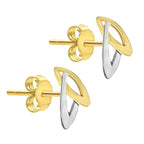 9K Yellow Gold  Earring,  Gold Wt. 0.9 Gms