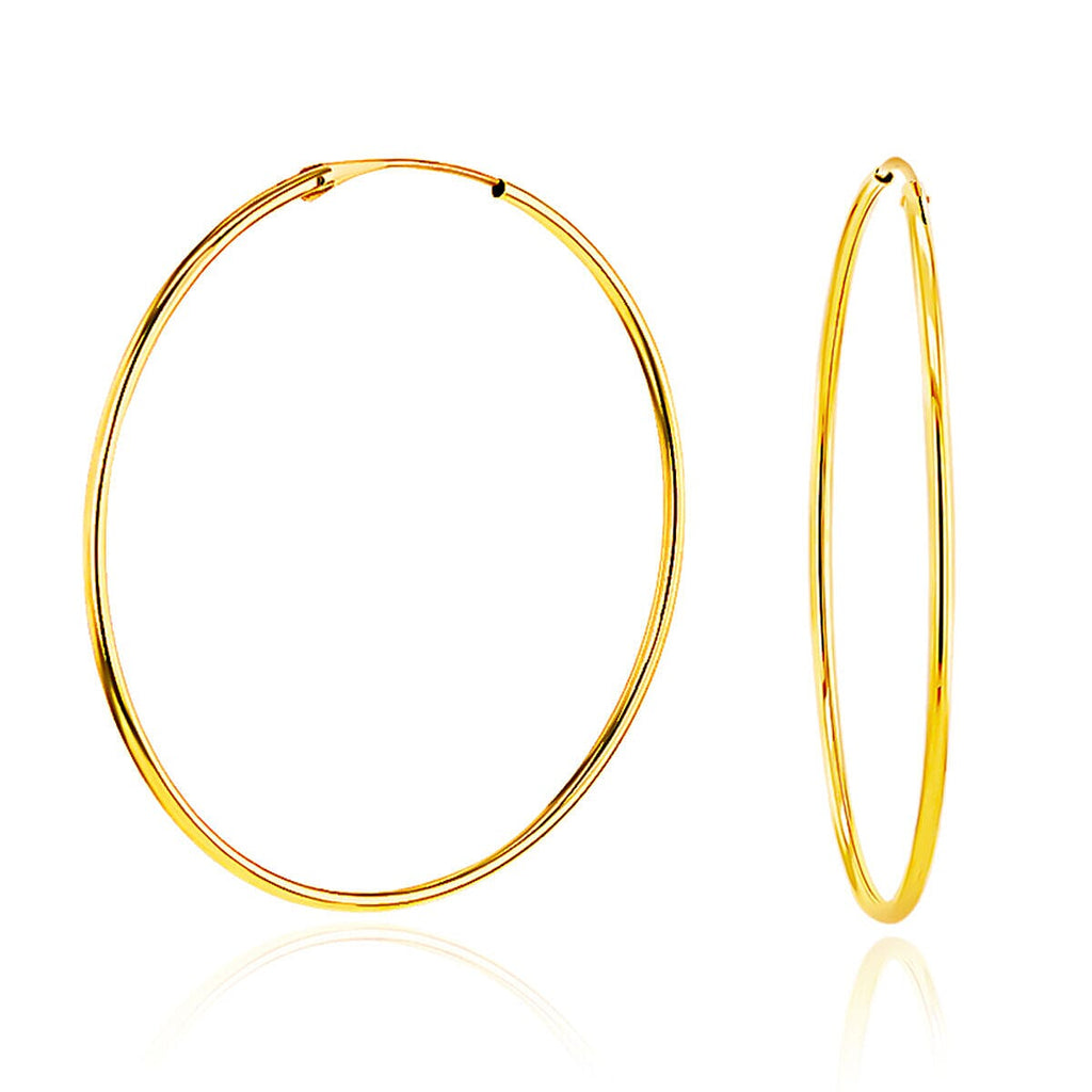9K Yellow Gold  Earring,  Gold Wt. 0.9 Gms