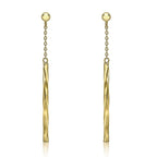 9K Yellow Gold  Earring,  Gold Wt. 0.92 Gms