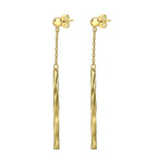 9K Yellow Gold  Earring,  Gold Wt. 0.92 Gms