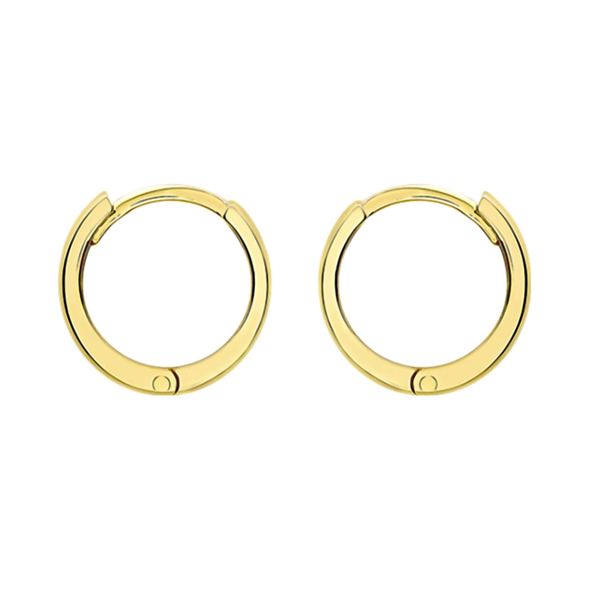 Closeout Deal - 9K Yellow Gold Huggy Hoop Creole Earrings 7733837 0