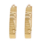 9K Yellow Gold  Earring,  Gold Wt. 1.1 Gms