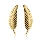 9K Yellow Gold  Earring,  Gold Wt. 1.1 Gms
