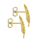 9K Yellow Gold  Earring,  Gold Wt. 1.1 Gms