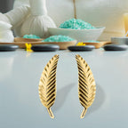9K Yellow Gold  Earring,  Gold Wt. 1.1 Gms