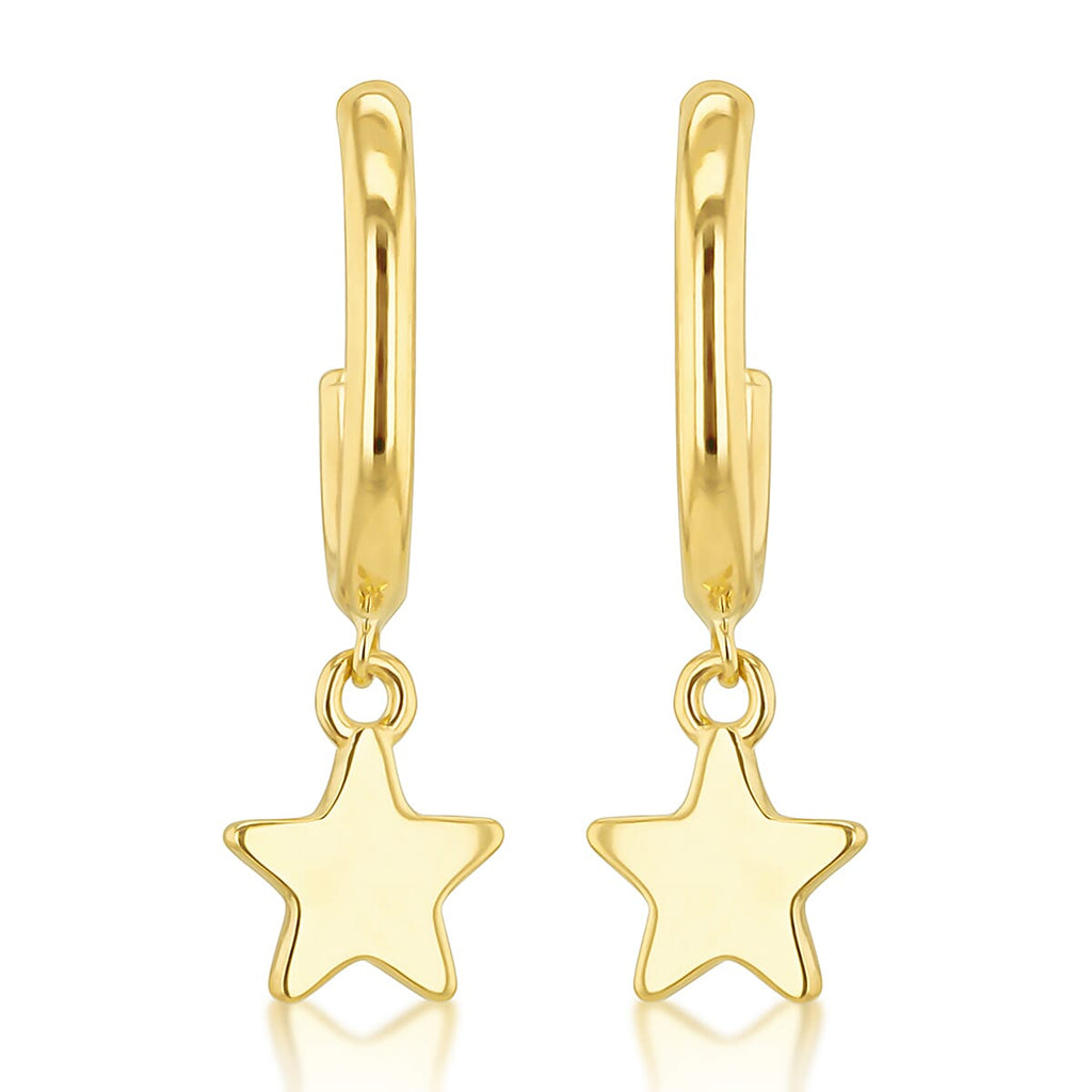 9K Yellow Gold  Earring,  Gold Wt. 1.1 Gms