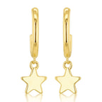 9K Yellow Gold  Earring,  Gold Wt. 1.1 Gms