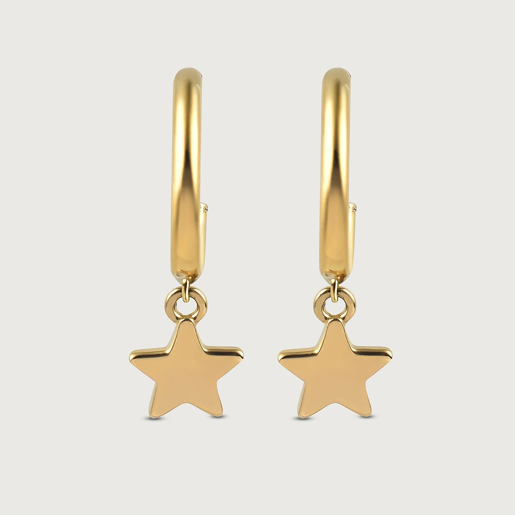9K Yellow Gold  Earring,  Gold Wt. 1.1 Gms