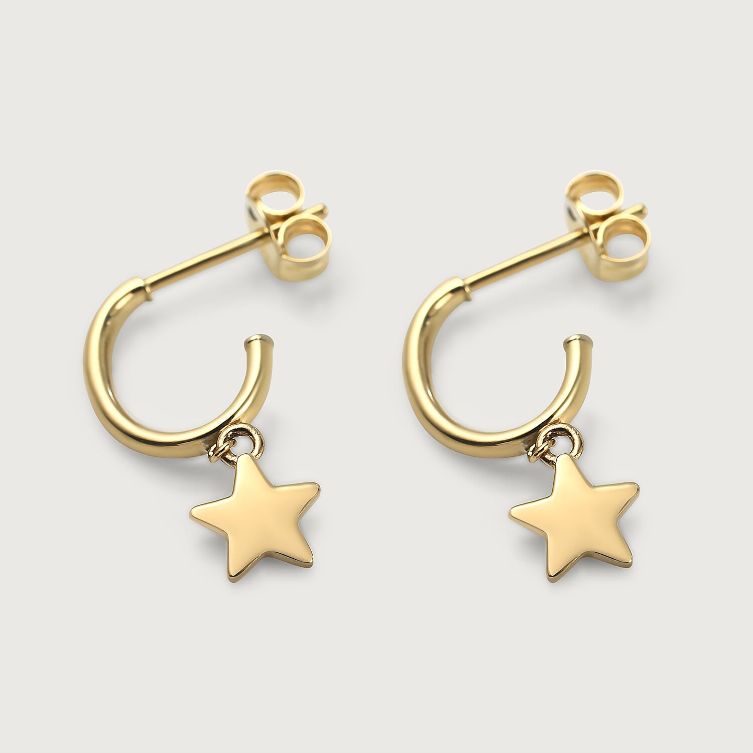 9K Yellow Gold  Earring,  Gold Wt. 1.1 Gms 7728386 2