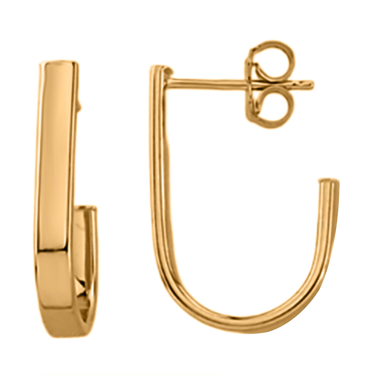 Biggest Gold offer - 9K Yellow Gold Earring With Push Back 7891523 0