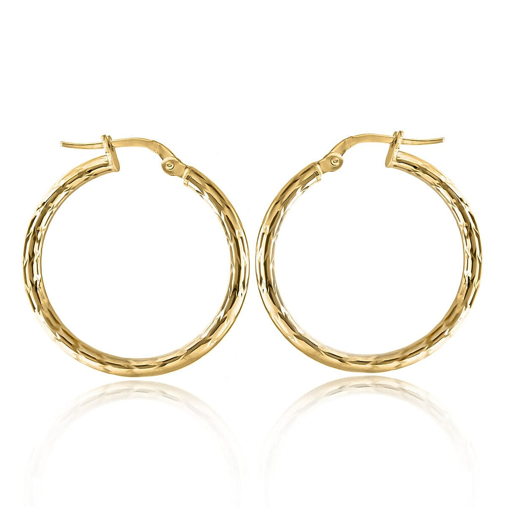 9K Yellow Gold  Earring,  Gold Wt. 1.2 Gms