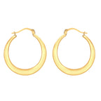 Hatton Garden Closeout- 9K Yellow Gold Hoop Earrings