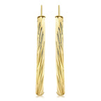 9K Yellow Gold  Earring,  Gold Wt. 1.3 Gms
