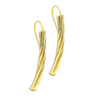 9K Yellow Gold  Earring,  Gold Wt. 1.3 Gms