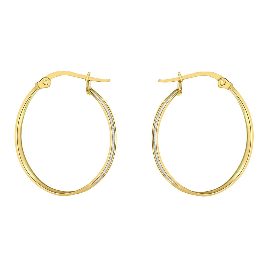 9K Yellow Gold  Earring,  Gold Wt. 1.4 Gms