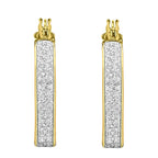 9K Yellow Gold  Earring,  Gold Wt. 1.4 Gms