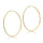 9k Gold Hoop Earrings
