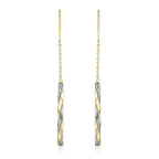 9K Yellow Gold  Earring,  Gold Wt. 1.4 Gms