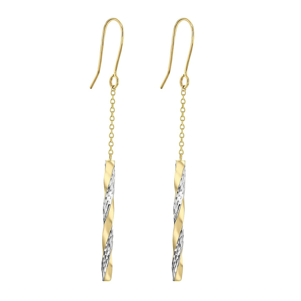 9K Yellow Gold  Earring,  Gold Wt. 1.4 Gms