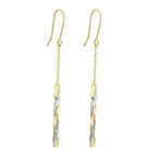 9K Yellow Gold  Earring,  Gold Wt. 1.4 Gms