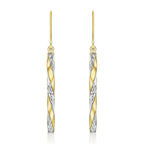 9K Yellow Gold  Earring,  Gold Wt. 1.4 Gms