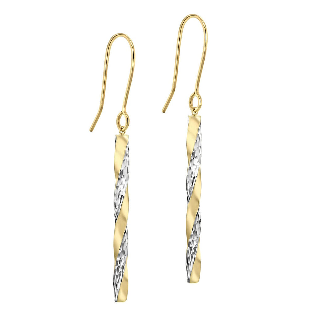 9K Yellow Gold  Earring,  Gold Wt. 1.4 Gms