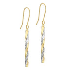 9K Yellow Gold  Earring,  Gold Wt. 1.4 Gms