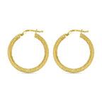 9K Yellow Gold  Earring,  Gold Wt. 1.5 Gms