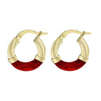 9K Yellow Gold  Earring,  Gold Wt. 1.5 Gms