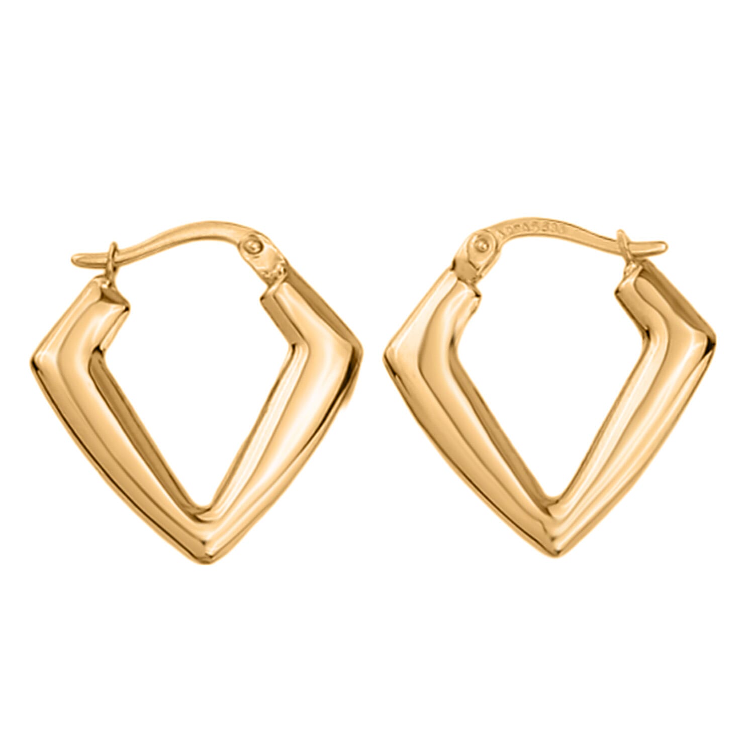 9K Yellow Gold Earring With Clasp 7891530 0