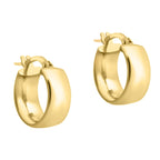 Closeout Deal -9K Yellow Gold Hoops Earrings Gold Wt. 1.60 Gms