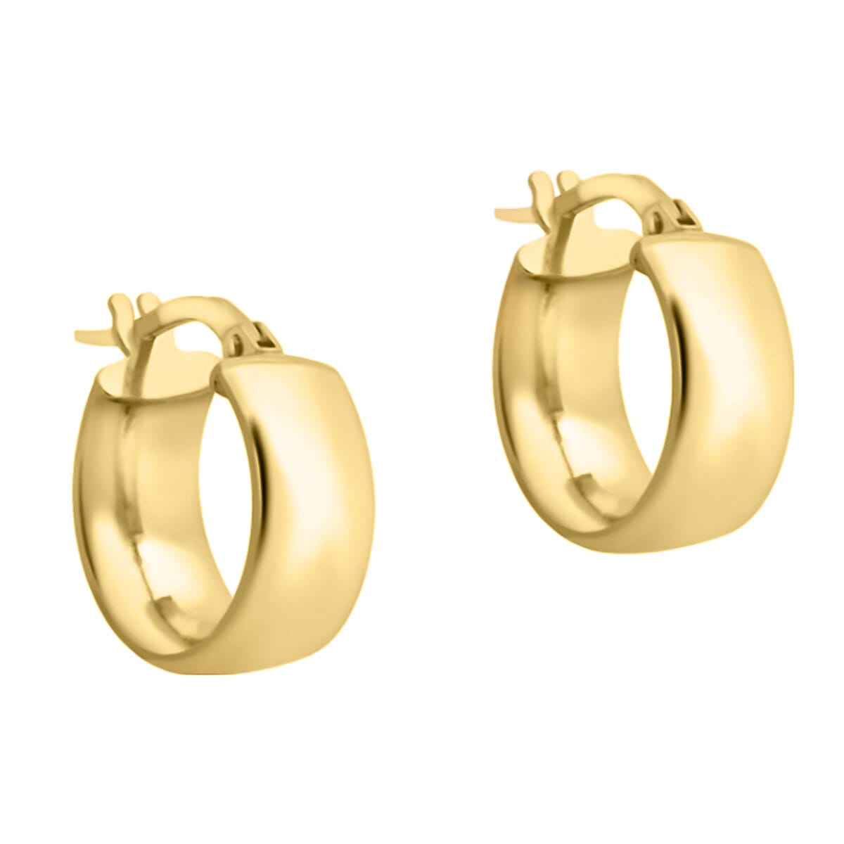 Closeout Deal -9K Yellow Gold Hoops Earrings Gold Wt. 1.60 Gms 7725501 0