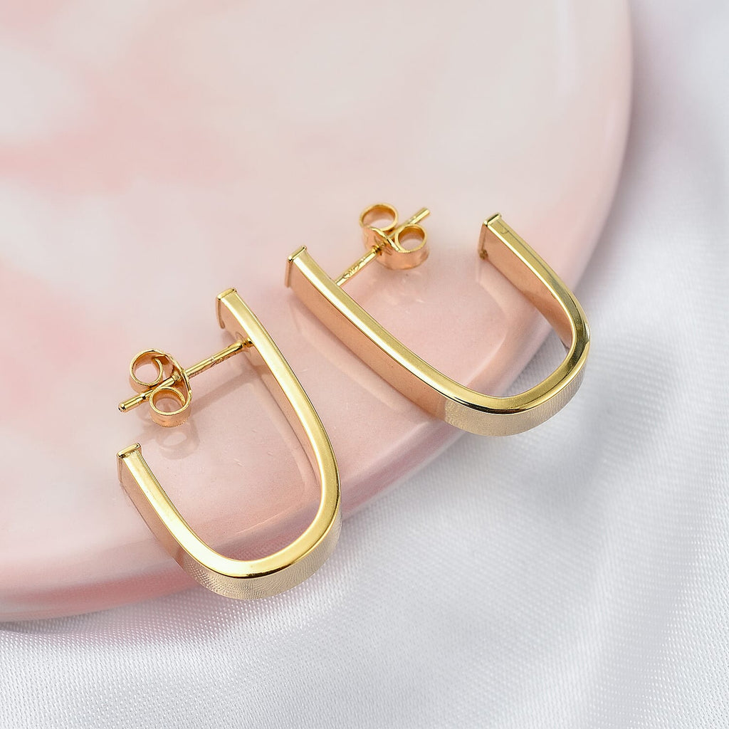 Maestro Collection - Designer Inspired - 9K Yellow Gold Earring