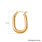 Hatton Garden Closeout - 9K Yellow Gold Hoop Earrings