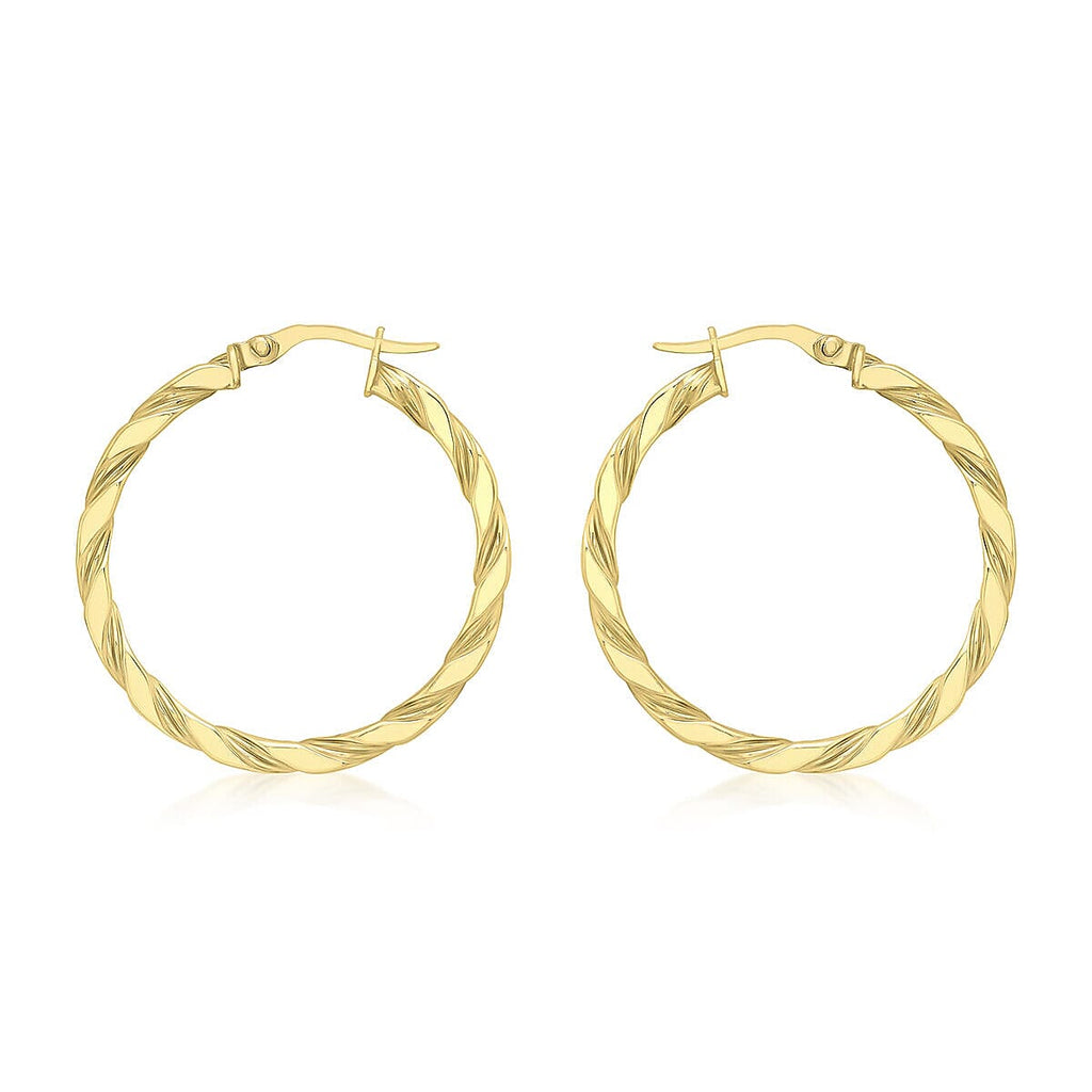 9K Yellow Gold  Earring,  Gold Wt. 1.7 Gms