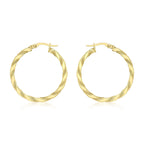 9K Yellow Gold  Earring,  Gold Wt. 1.7 Gms