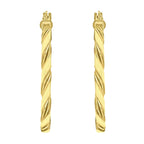 9K Yellow Gold  Earring,  Gold Wt. 1.7 Gms