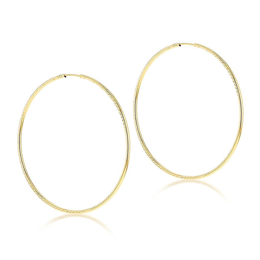 9K Yellow Gold  Earring,  Gold Wt. 1.7 Gms
